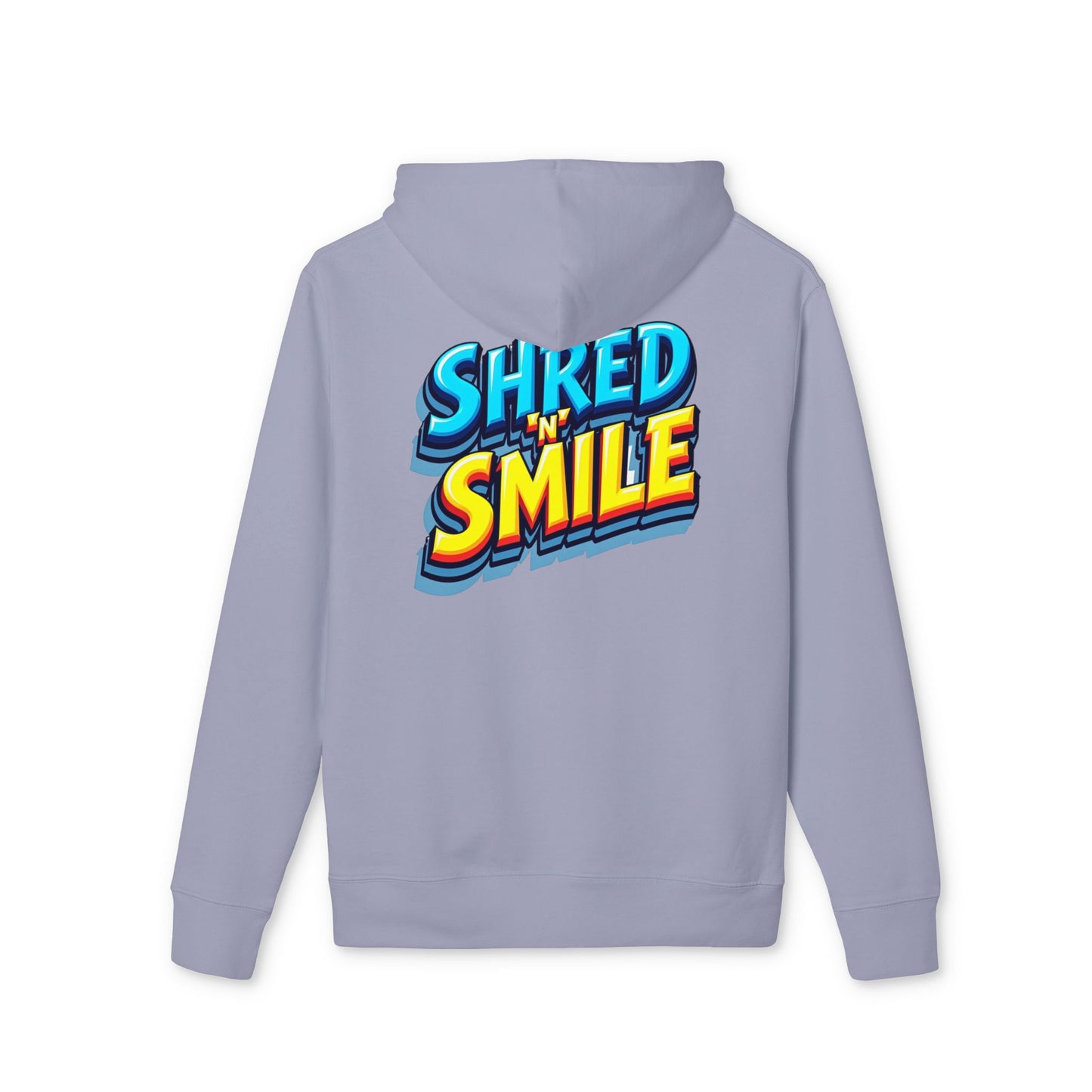 Premium Unisex Hoodie "SHRED 'N' SMILE" - Grafitti Coloured