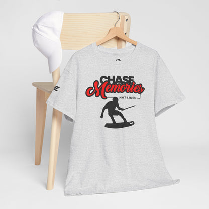 Unisex Wakeboard T-Shirt "Chase Memories - Not Likes"