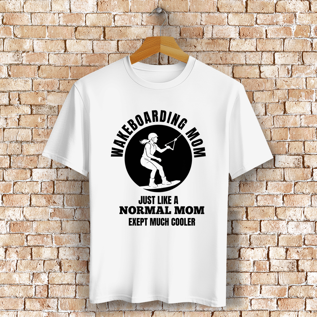 Frauen T-Shirt Wakeboarding Mom