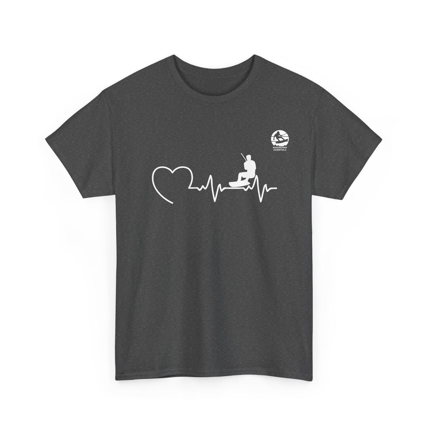 Wakeboard T-Shirt "Heartbeat" - Unisex T-Shirt für Wakeboarder