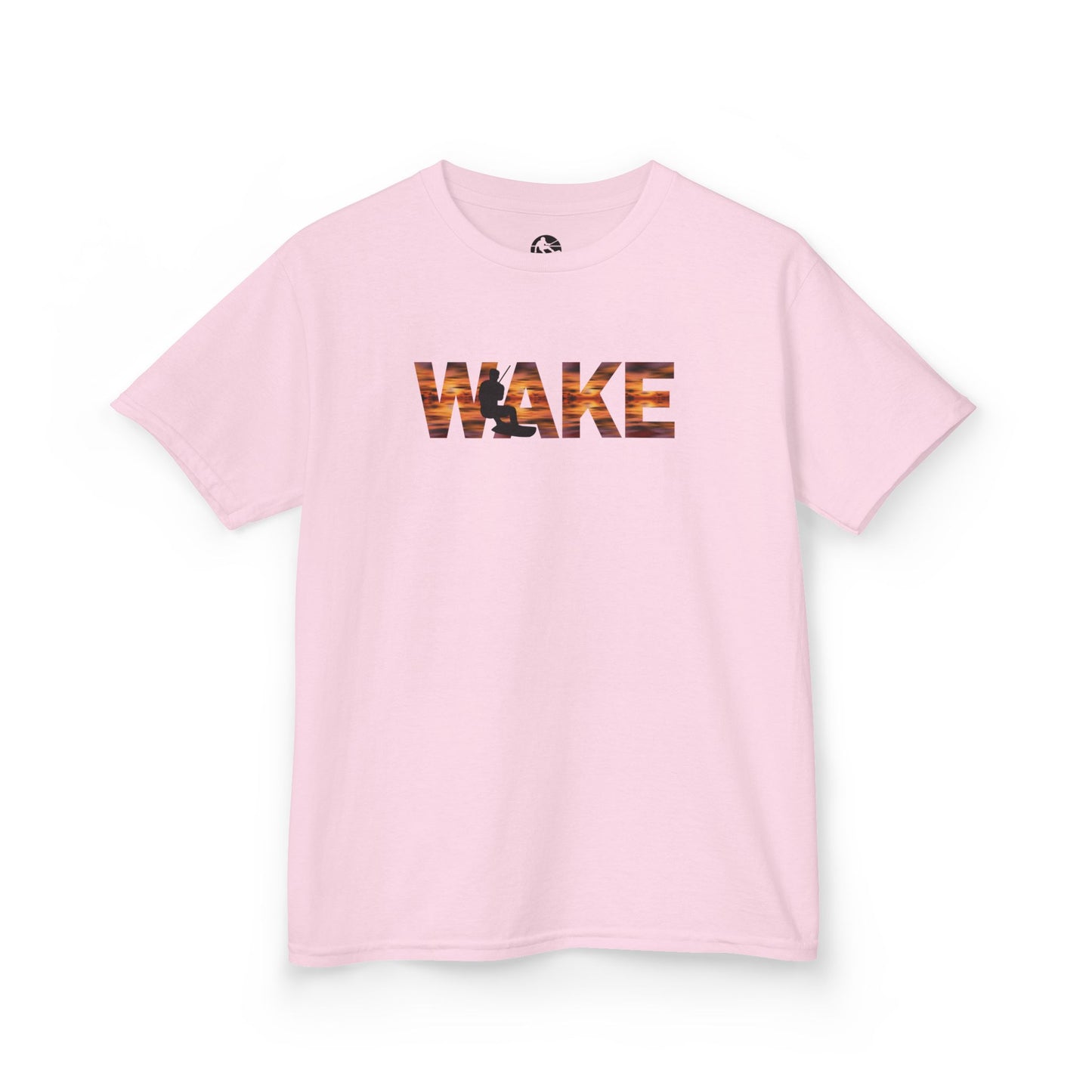 Kinder T-Shirt - "WAKE“ in Sunset Colours