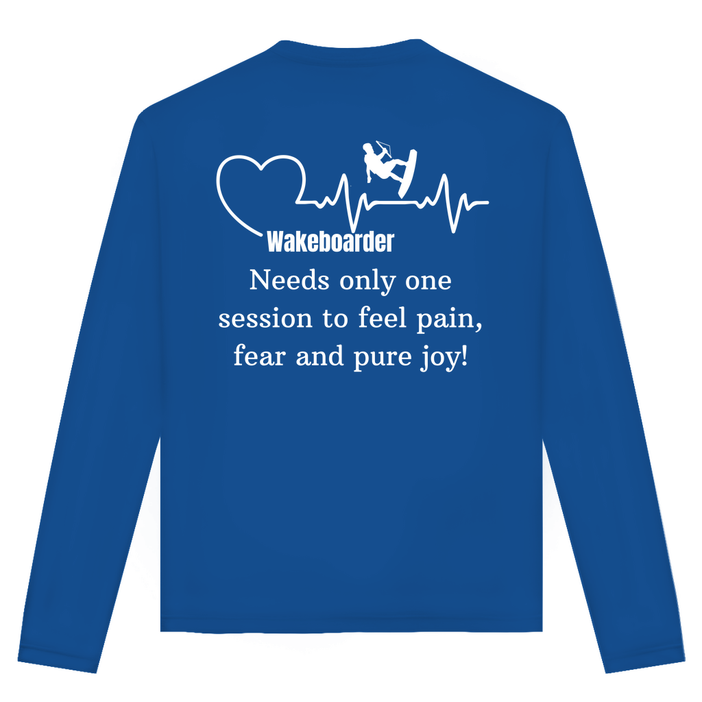 Unisex Langarmshirt "Wakeboarder - All In One Session"
