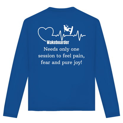 Unisex Langarmshirt "Wakeboarder - All In One Session"