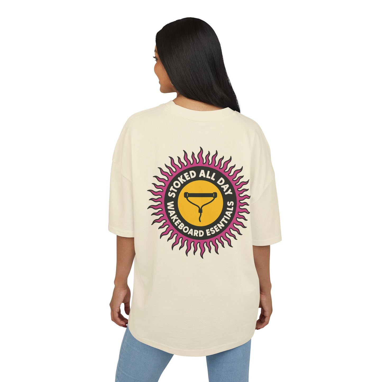 Premium Oversize T-Shirt "Stoked All Day"