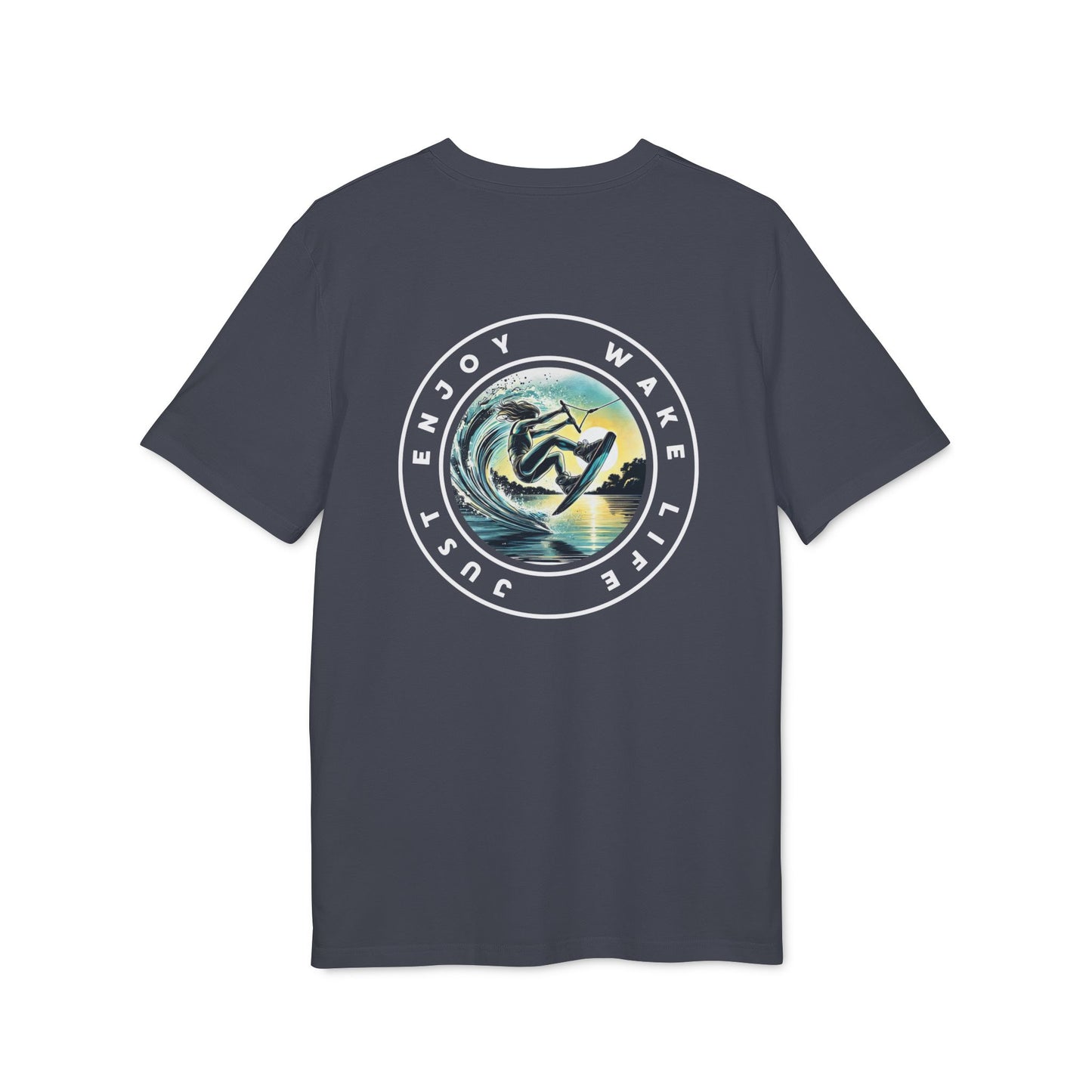 Bio-Baumwoll T-Shirt Wakeboarder – "Just Enjoy Wake Life"