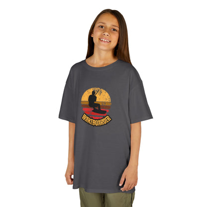 Kinder Wakeboard T-Shirt "Wakeboarder Sunset"
