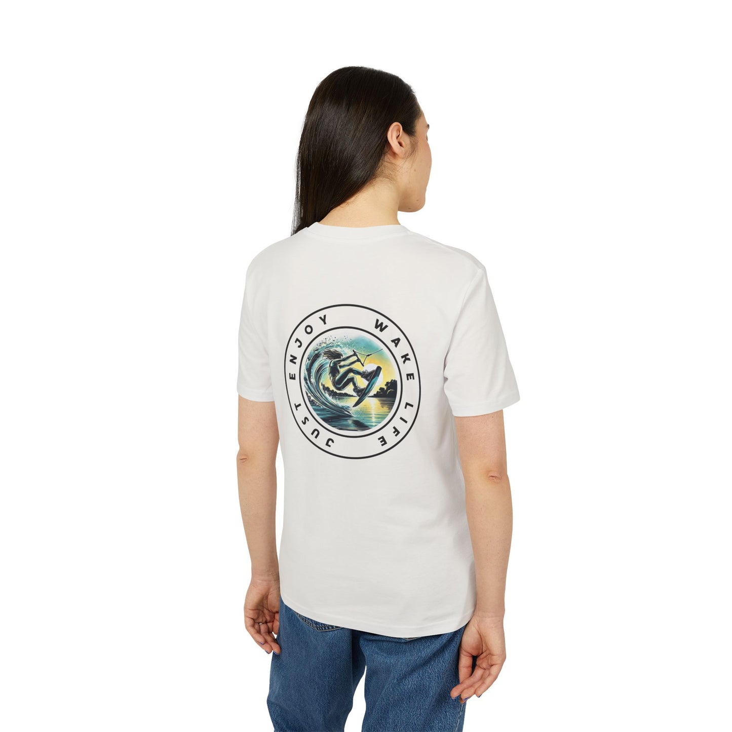 Bio-Baumwoll T-Shirt Wakeboarder – "Just Enjoy Wake Life"