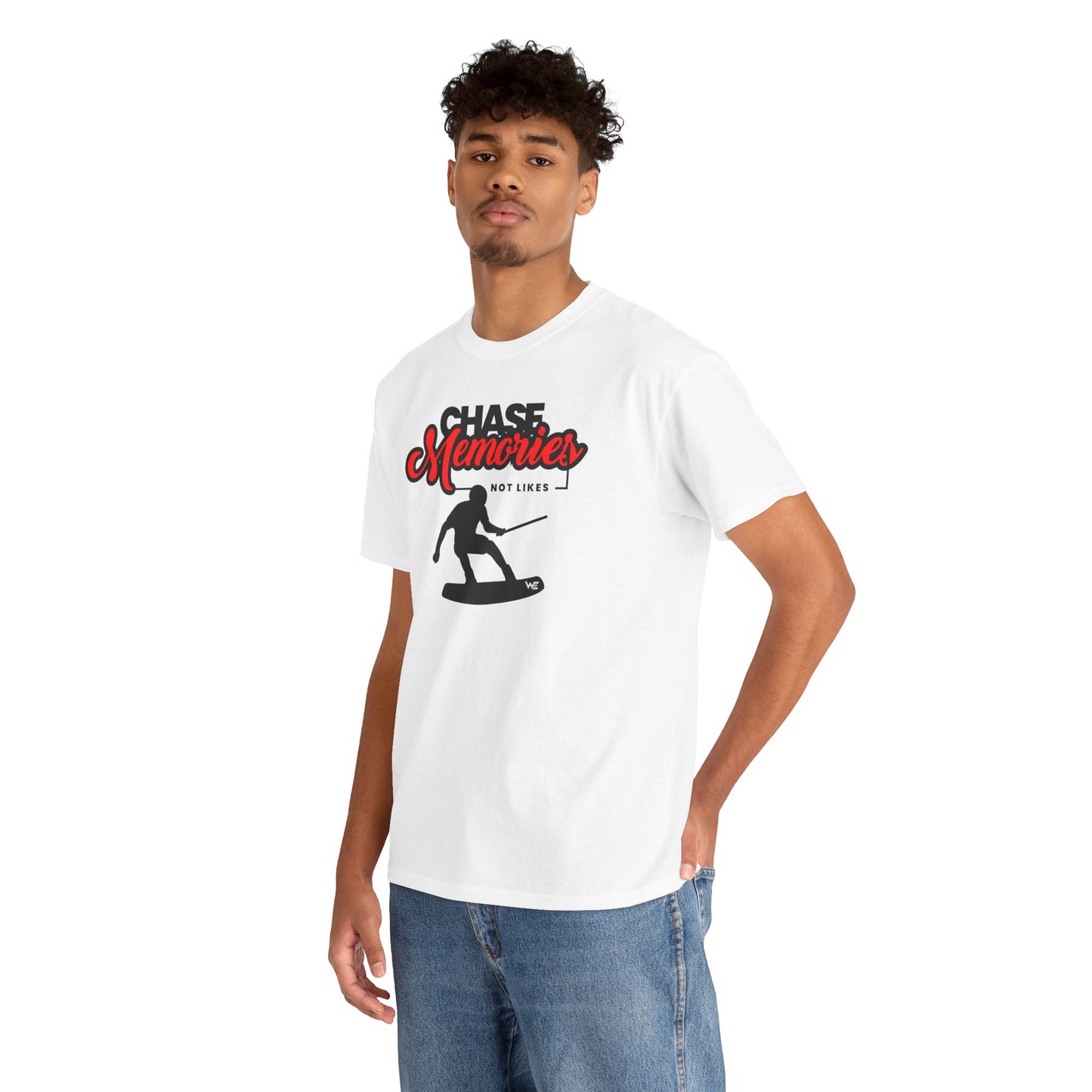 Unisex Wakeboard T-Shirt "Chase Memories - Not Likes"