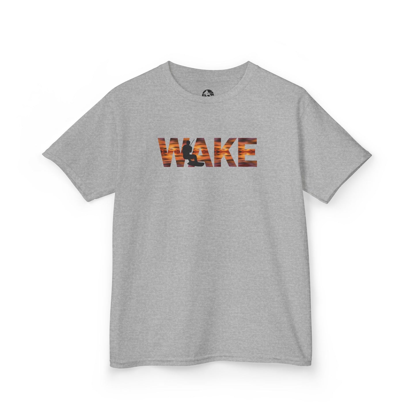 Kinder T-Shirt - "WAKE“ in Sunset Colours