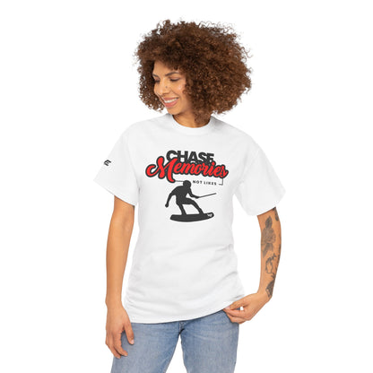 Unisex Wakeboard T-Shirt "Chase Memories - Not Likes"