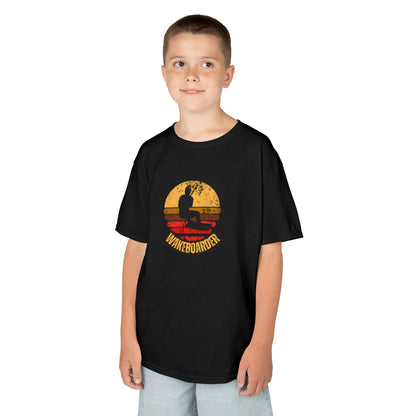Kinder Wakeboard T-Shirt "Wakeboarder Sunset"