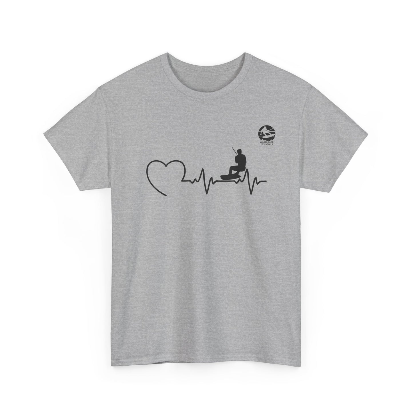 Wakeboard T-Shirt "Heartbeat" - Unisex T-Shirt für Wakeboarder