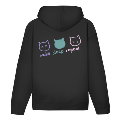 Damen Hoodie Wake. Sleep. Repeat