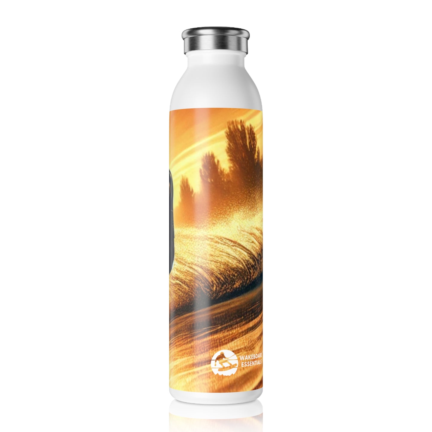 Wasserflasche Edelstahl Wakeboarder "Sunset Vibes"