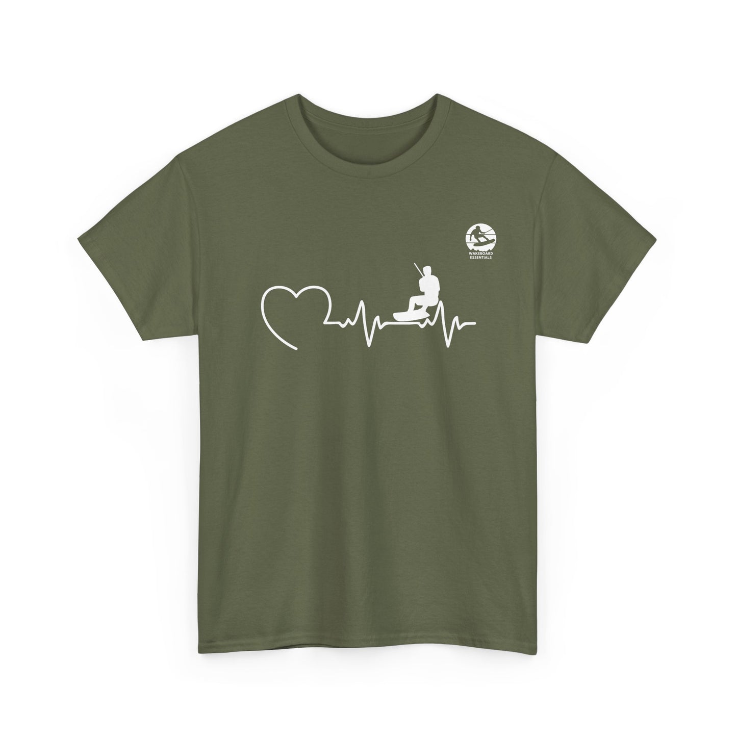 Wakeboard T-Shirt "Heartbeat" - Unisex T-Shirt für Wakeboarder