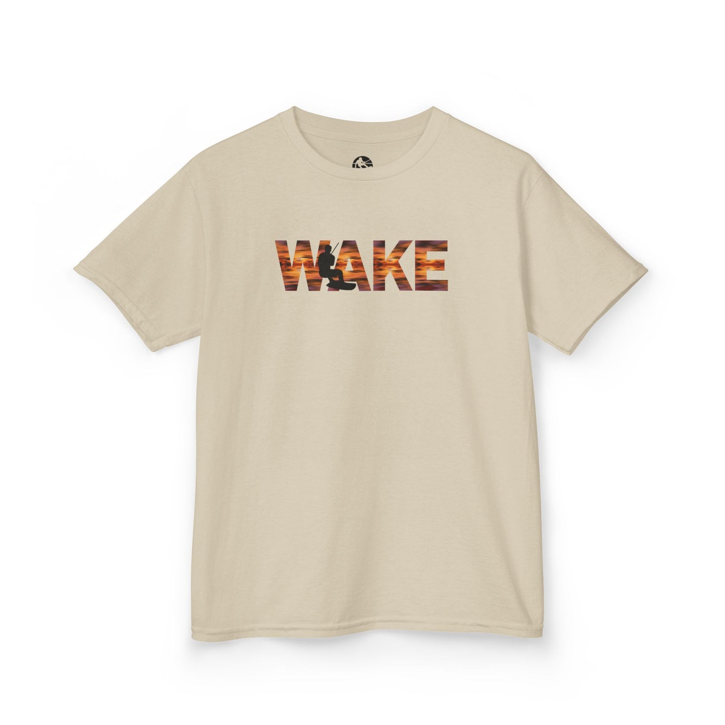 Kinder T-Shirt - "WAKE“ in Sunset Colours