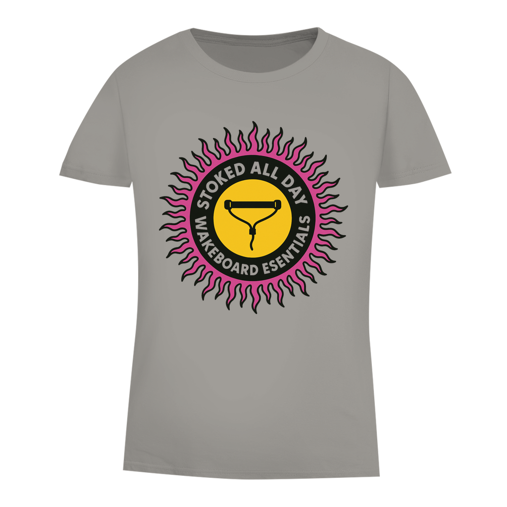 Damen Premium Bio T-Shirt "Stoked All Day"