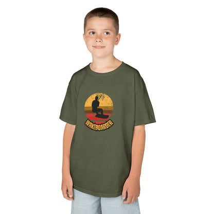 Kinder Wakeboard T-Shirt "Wakeboarder Sunset"