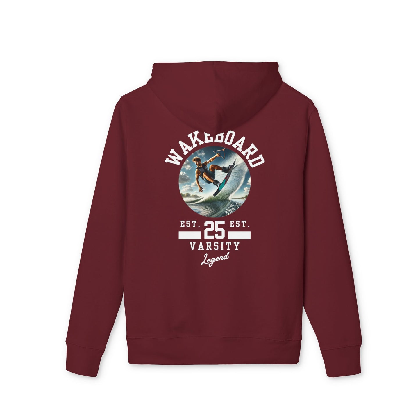 Unisex Hoodie "Wakeboard Varsity Legend"