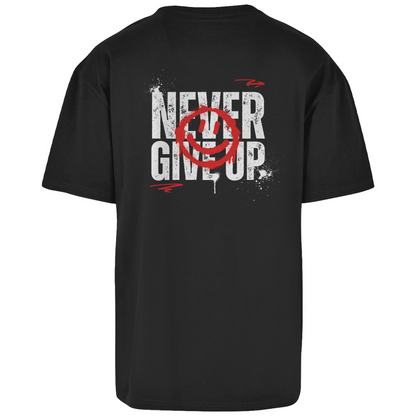 Never give up - Oversize T-Shirt (Unisex)