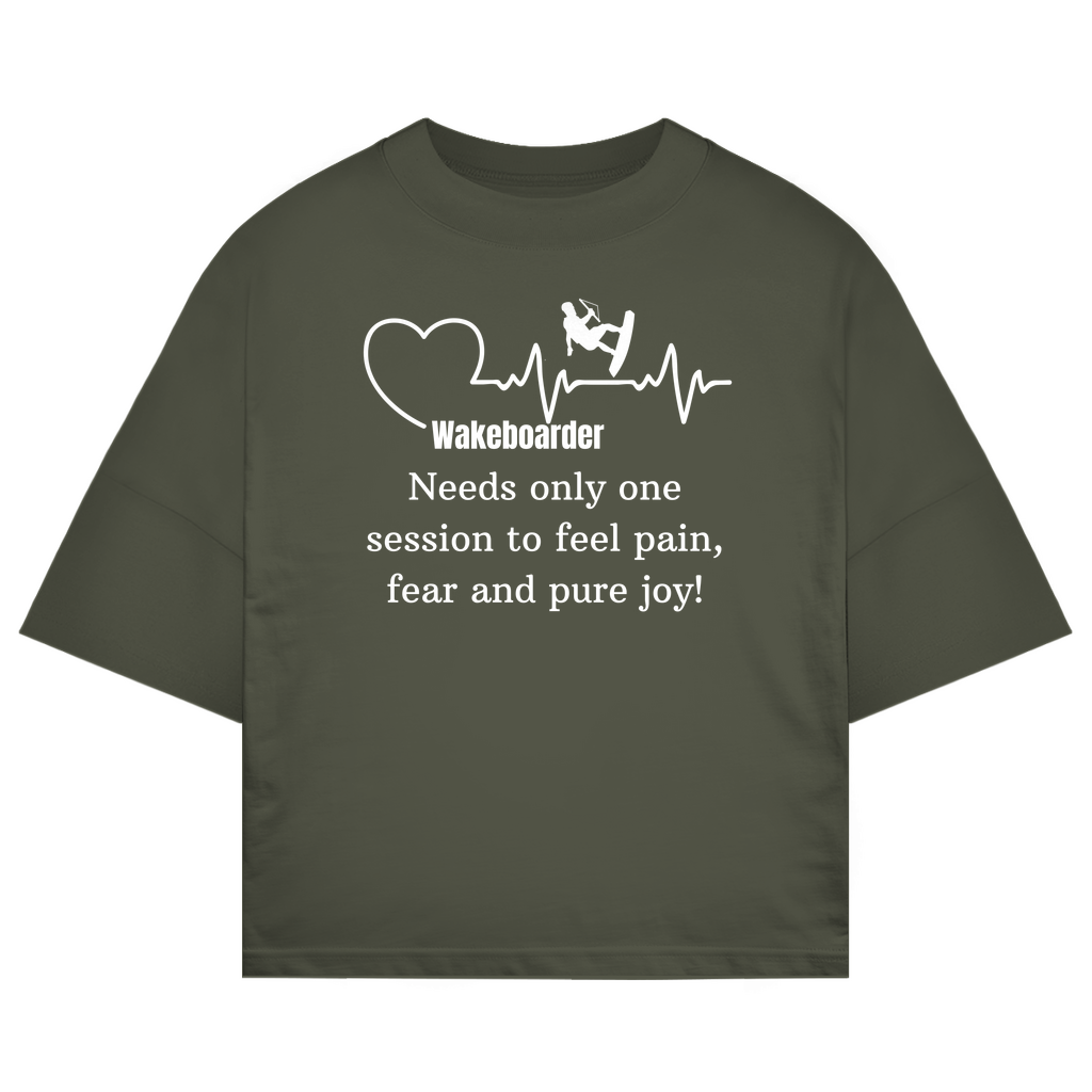 Wakeboard Oversize T-Shirt "Wakeboarder - All In One Session"
