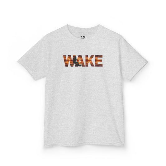 Kinder T-Shirt - "WAKE“ in Sunset Colours