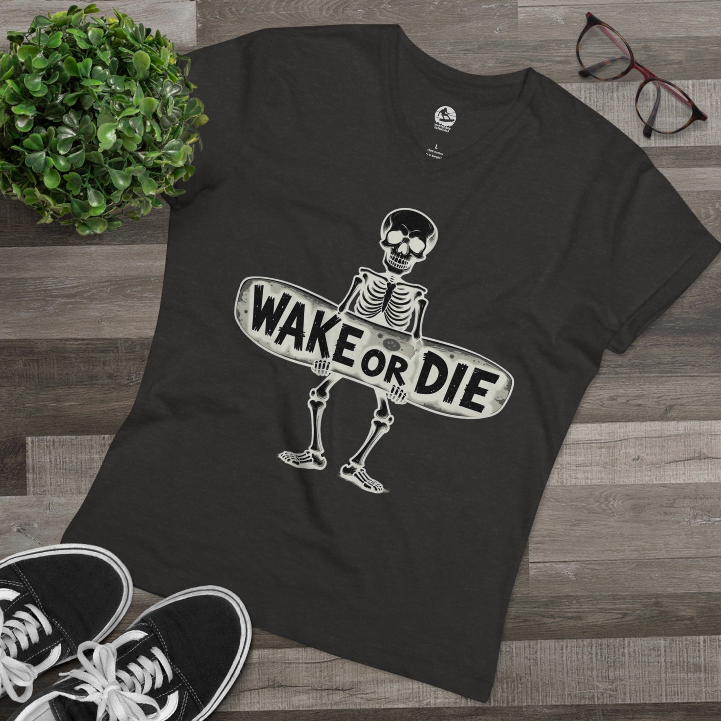 Herren Premium T-Shirt "WAKE OR DIE"
