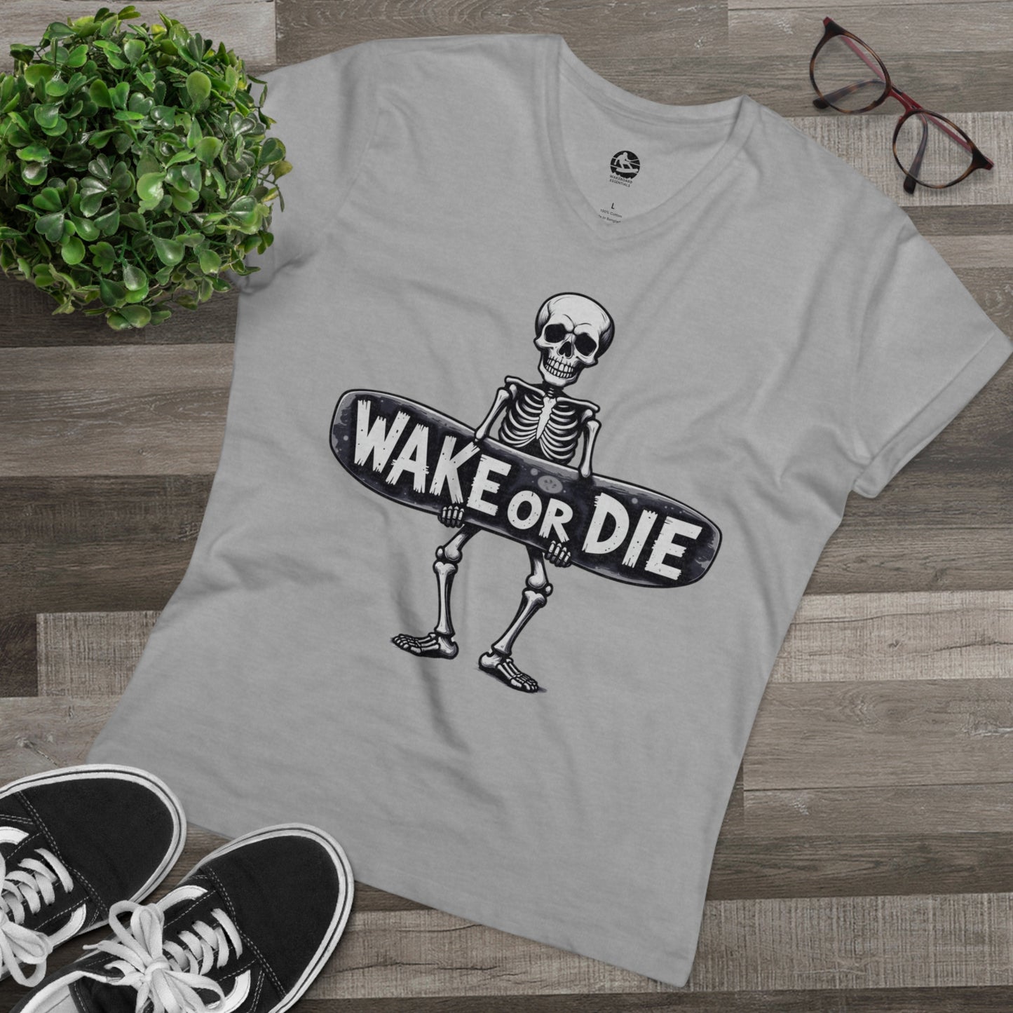 Herren Premium T-Shirt "WAKE OR DIE"