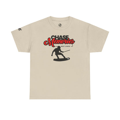 Unisex Wakeboard T-Shirt "Chase Memories - Not Likes"