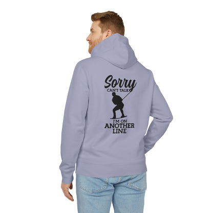 Unisex Hoodie „Sorry, can’t talk – I’m on another line“