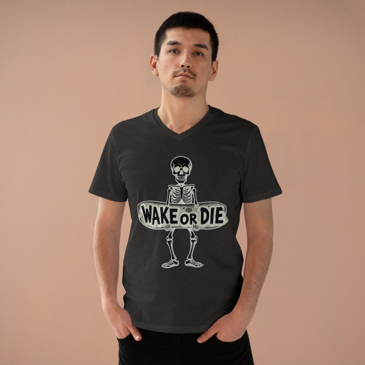 Herren Premium T-Shirt "WAKE OR DIE"
