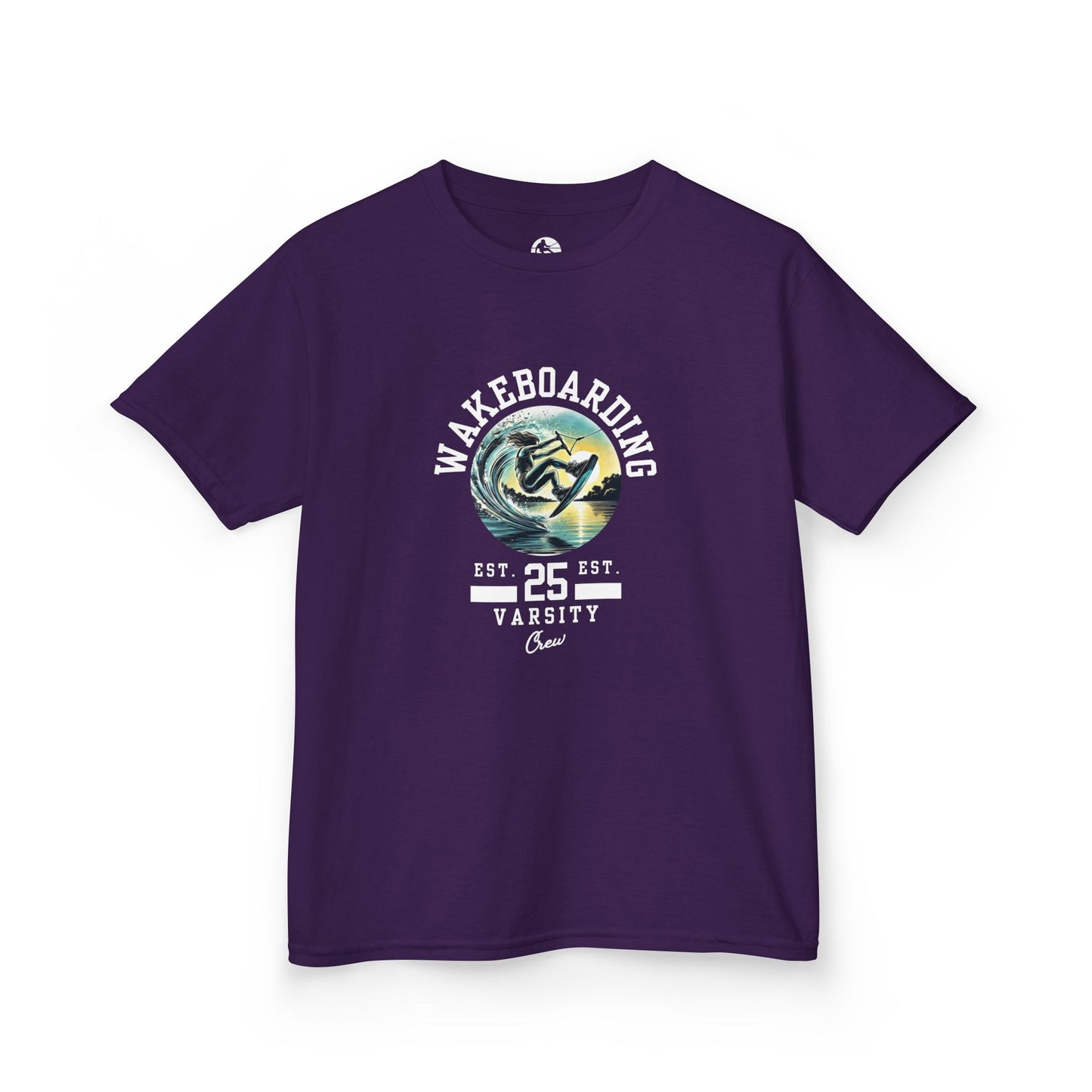 Wakeboard Kinder T-Shirt - "Wakeboard Varsity Crew"