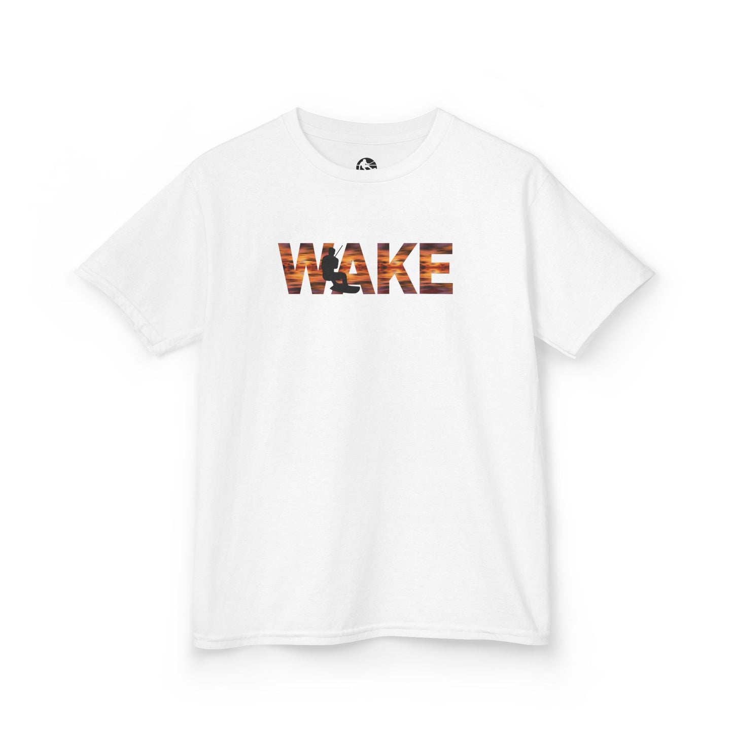 Kinder T-Shirt - "WAKE“ in Sunset Colours