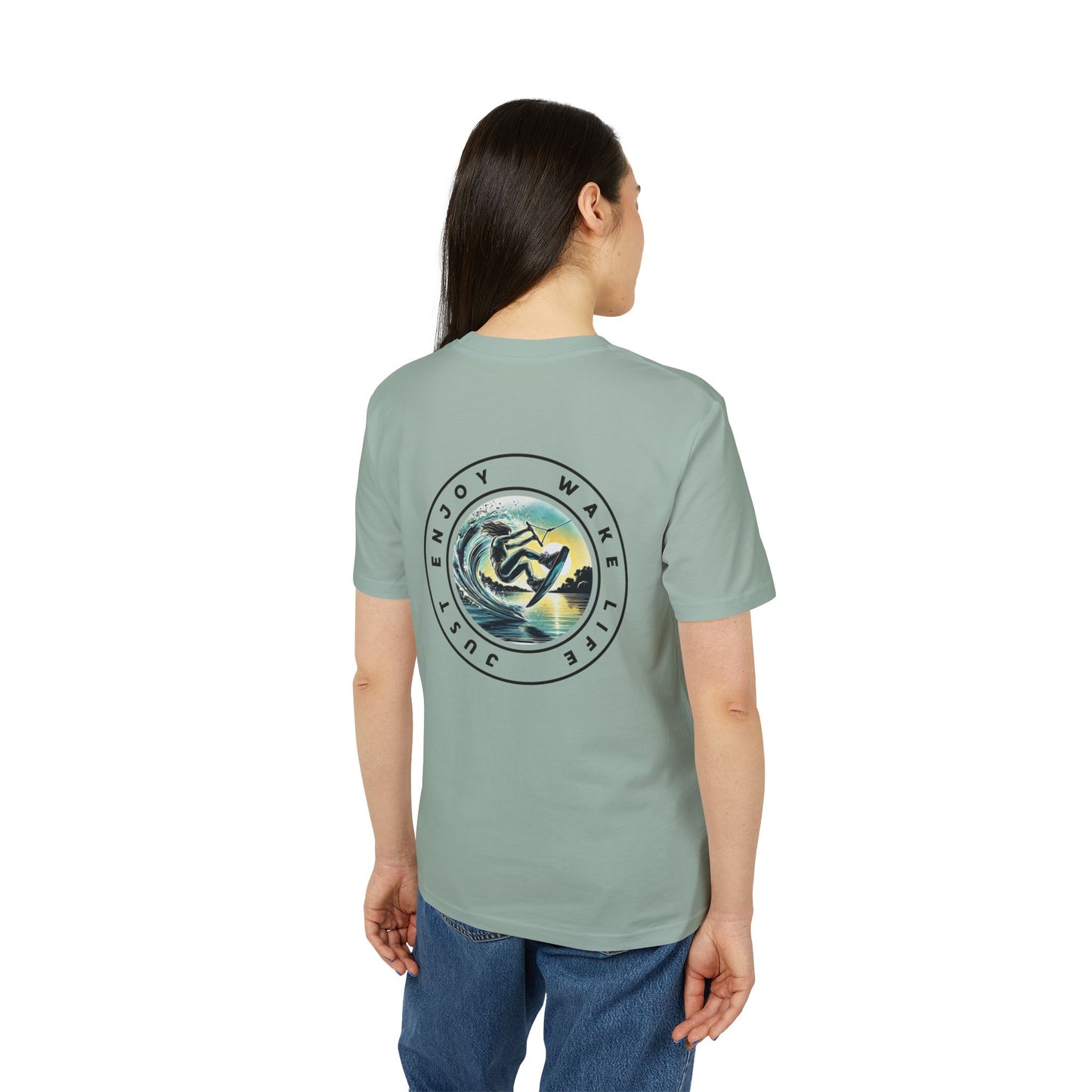 Bio-Baumwoll T-Shirt Wakeboarder – "Just Enjoy Wake Life"