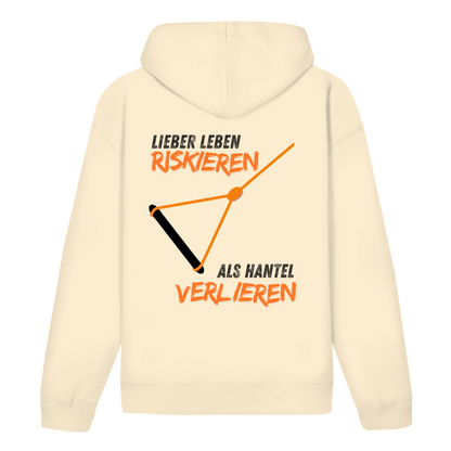 Unisex Hoodie "Lieber Leben riskieren als Hantel verlieren"