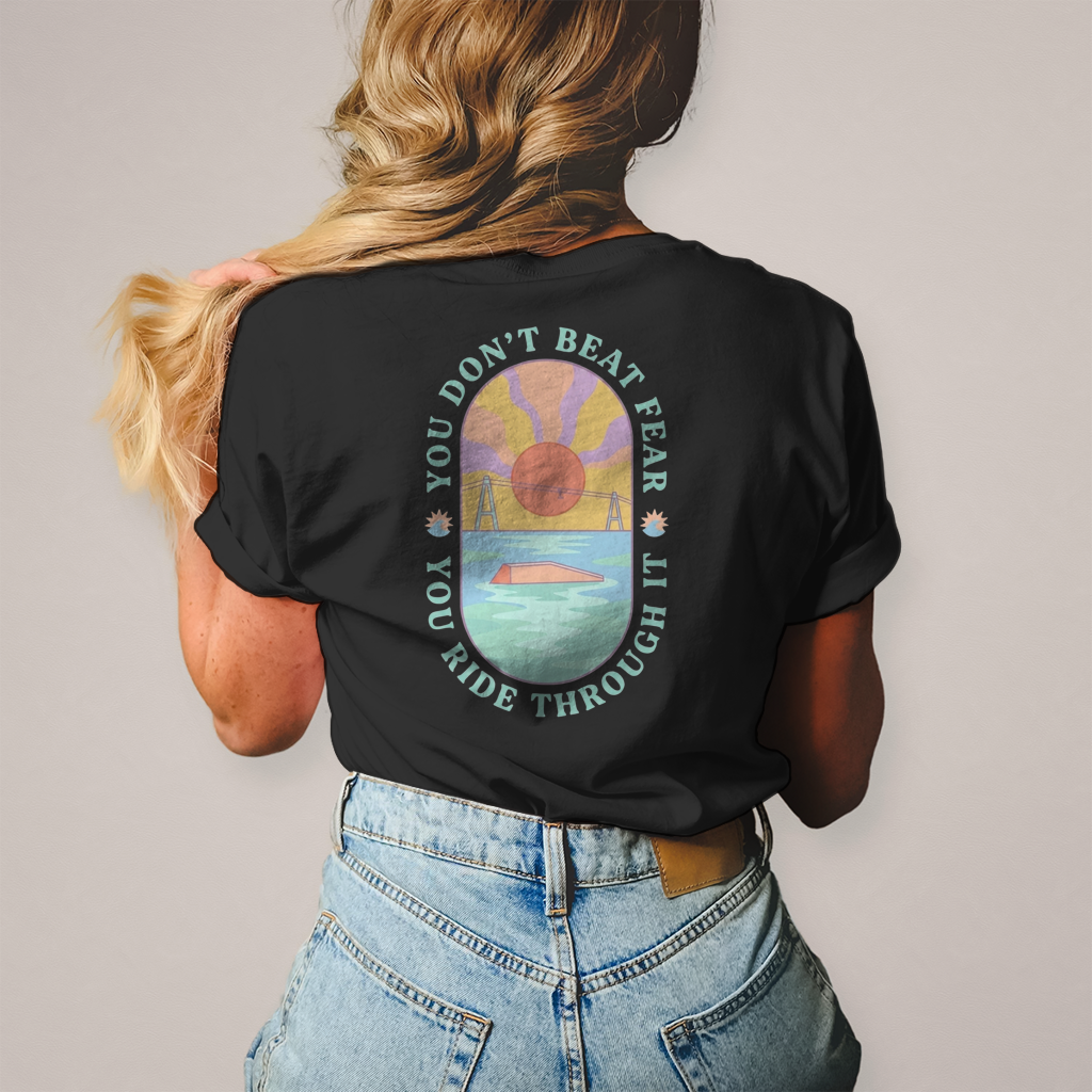 Wakeboard Damen T-Shirt - You don't beat the fear - Wakeboard Essentials