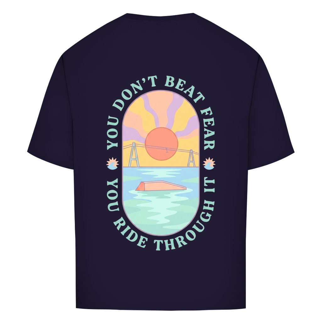 Wakeboard Oversize T-Shirt - You don't beat the fear - Wakeboard Essentials