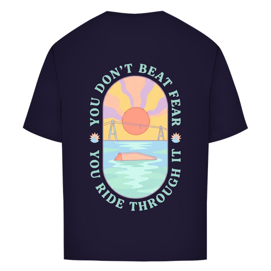 Wakeboard Oversize T-Shirt - You don't beat the fear - Wakeboard Essentials