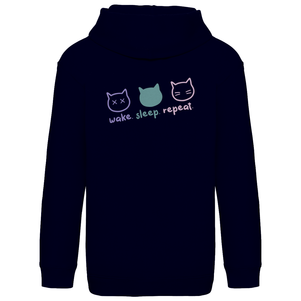 Wake. Sleep. Repeat. - Hoodie (Kinder)