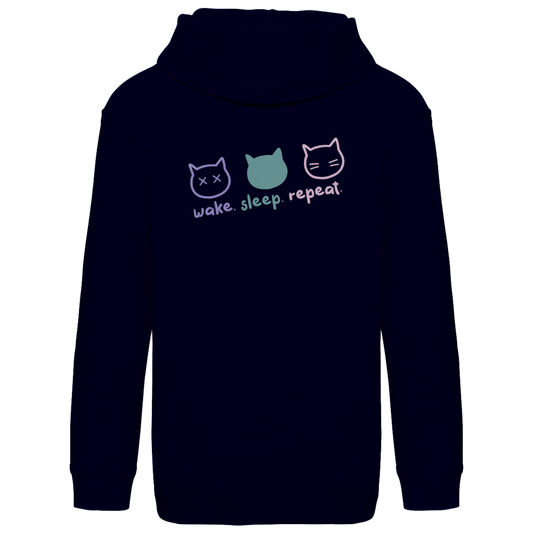Wake. Sleep. Repeat. - Hoodie (Kinder)