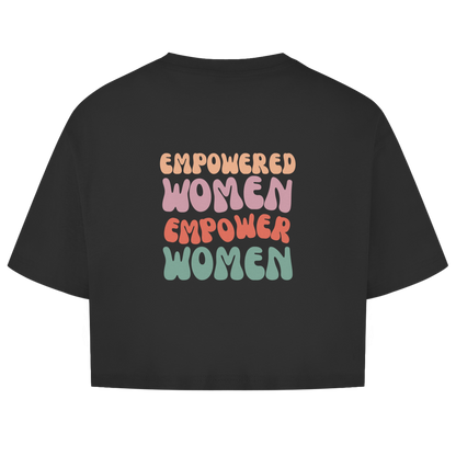 Empowered Women - She Send'z - Oversize Crop Top