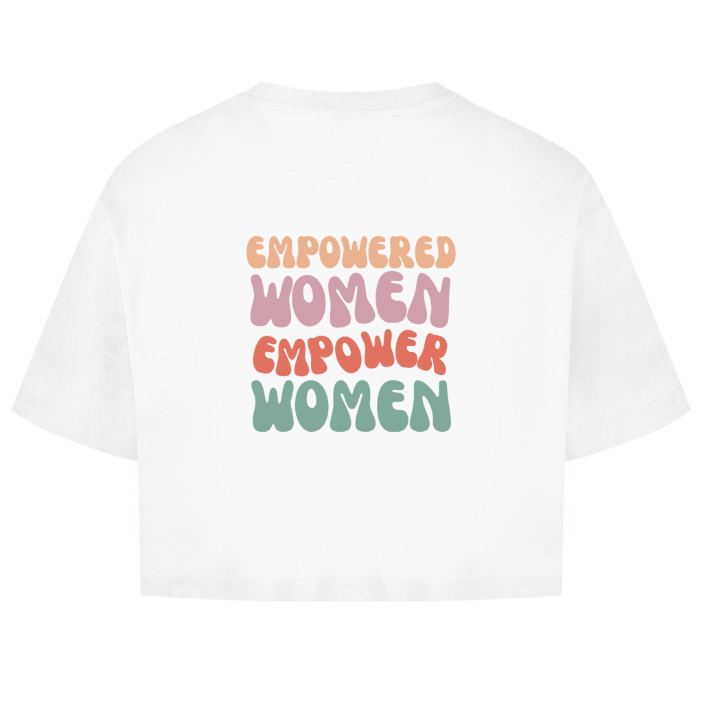 Empowered Women - She Send'z - Oversize Crop Top