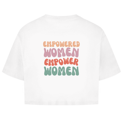 Empowered Women - She Send'z - Oversize Crop Top