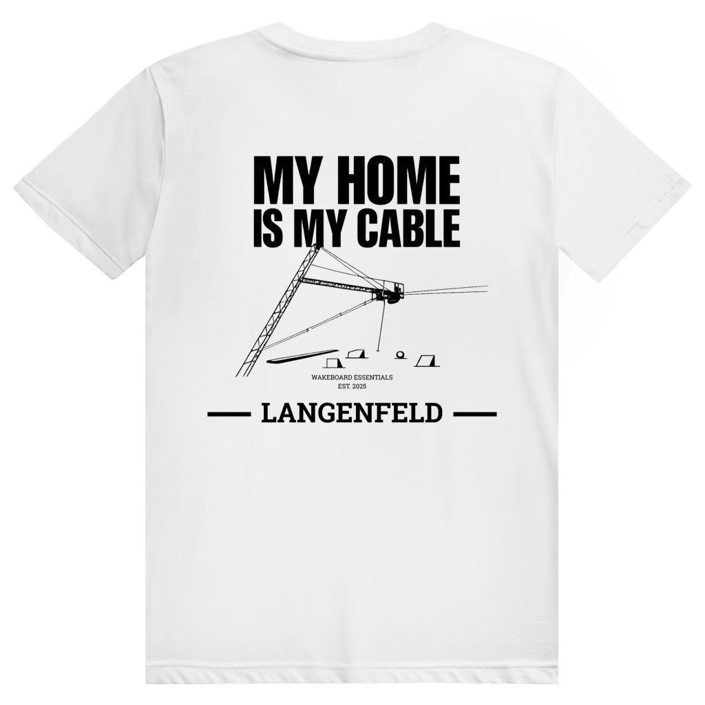 My Home ist My Cable - personalisierbares T-Shirt (Unisex)