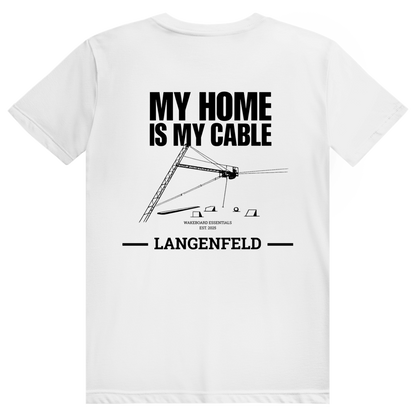 My Home ist My Cable - personalisierbares T-Shirt (Unisex)