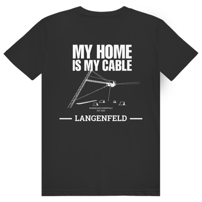 My Home ist My Cable - personalisierbares T-Shirt (Unisex)