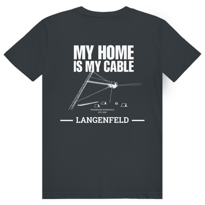 My Home ist My Cable - personalisierbares T-Shirt (Unisex)