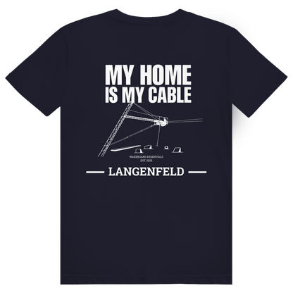 My Home ist My Cable - personalisierbares T-Shirt (Unisex)