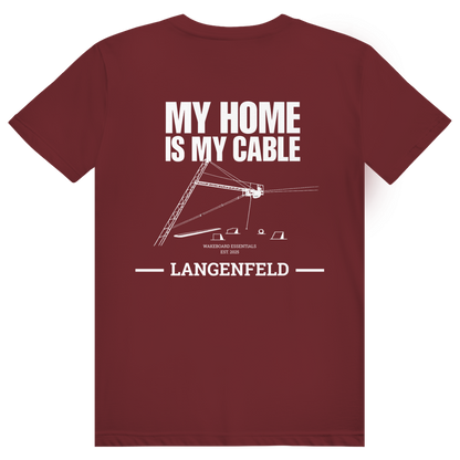 My Home ist My Cable - personalisierbares T-Shirt (Unisex)