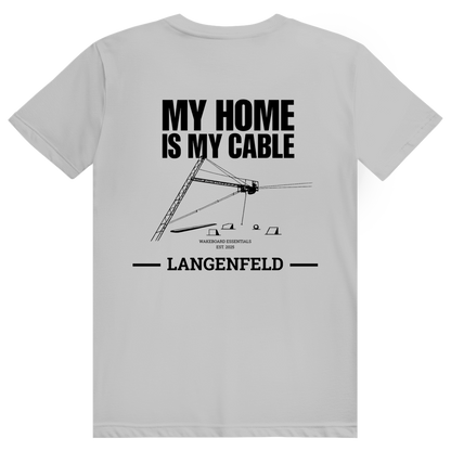 My Home ist My Cable - personalisierbares T-Shirt (Unisex)